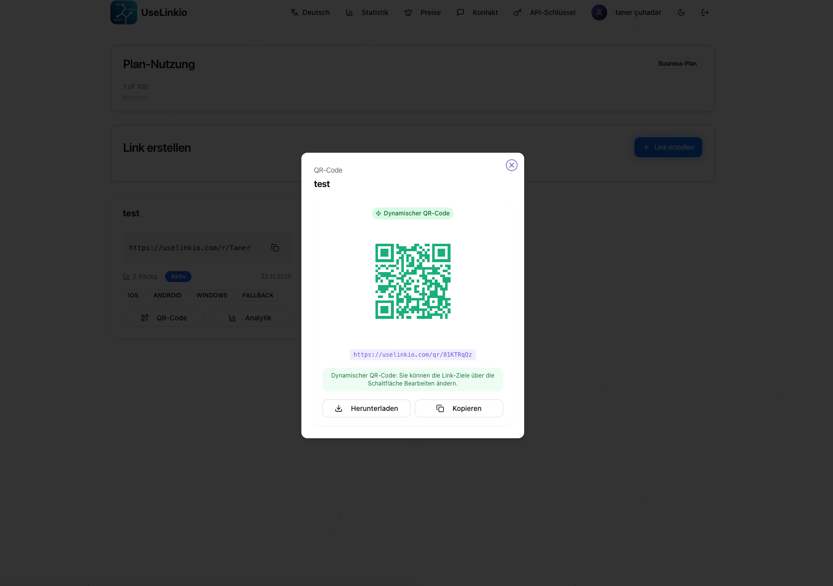 Link-Verwaltung