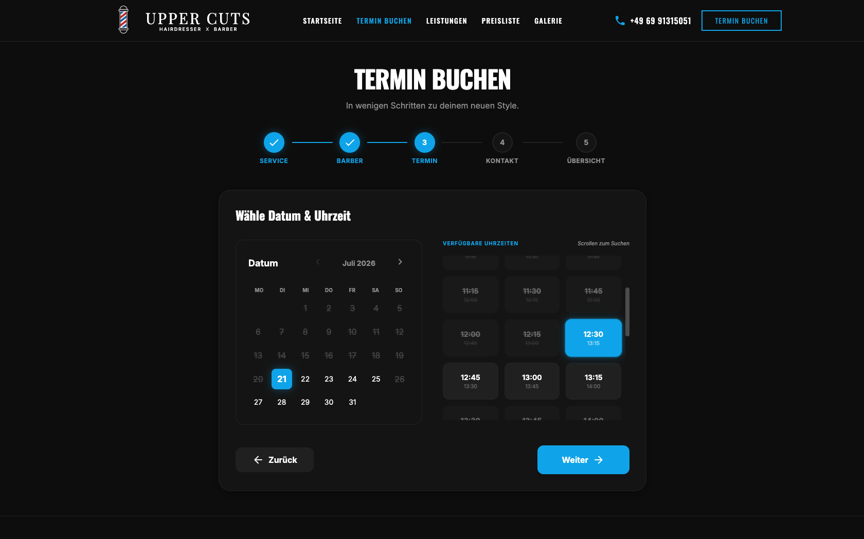 Team & Barber