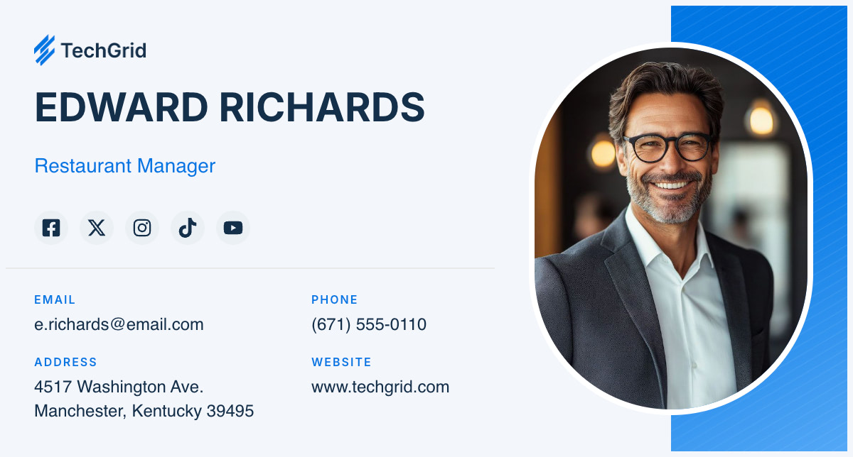 Modern Email Signature Template 6
